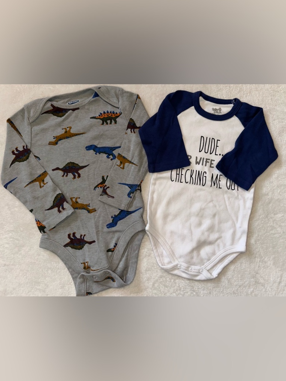 Pair of Onesies- Boy (12-24 Mo & 18-24 Mo)